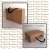 Caja Bolsa 17,5x28,5x10 (box de velas y difusores, calzados, indumentaria) - Kraft